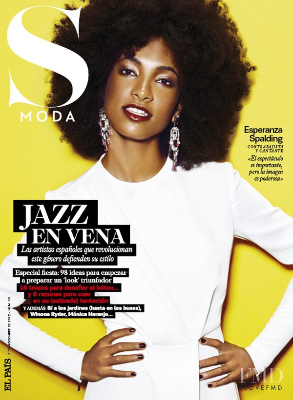 Esperanza Spalding featured on the S Moda cover from November 2012