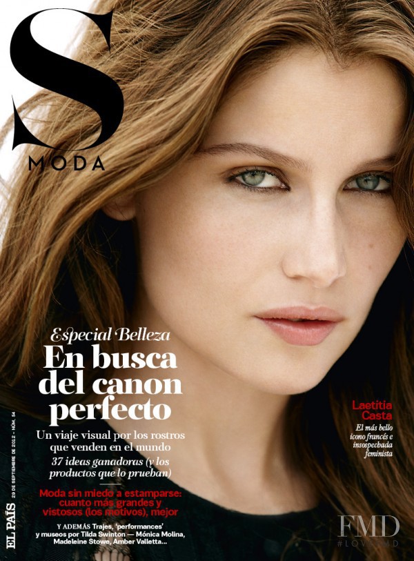 Laetitia Casta featured on the S Moda cover from September 2012