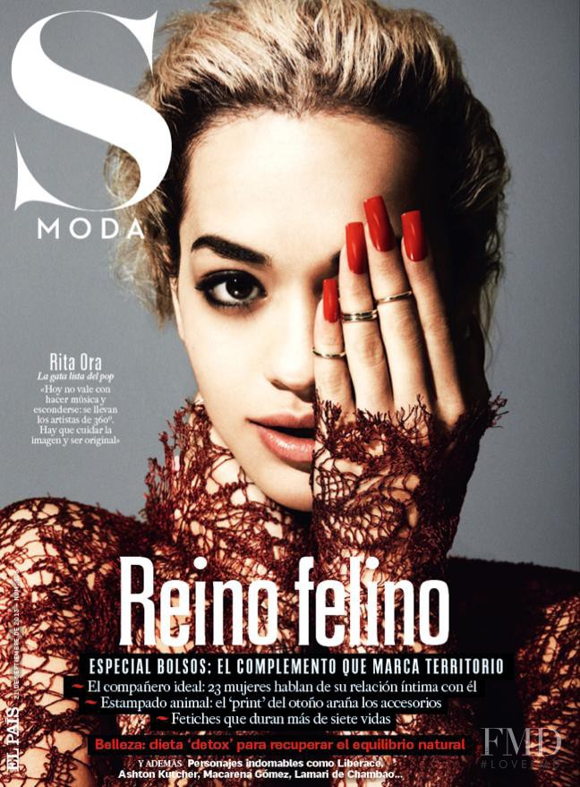 Rita Ora featured on the S Moda cover from September 2013