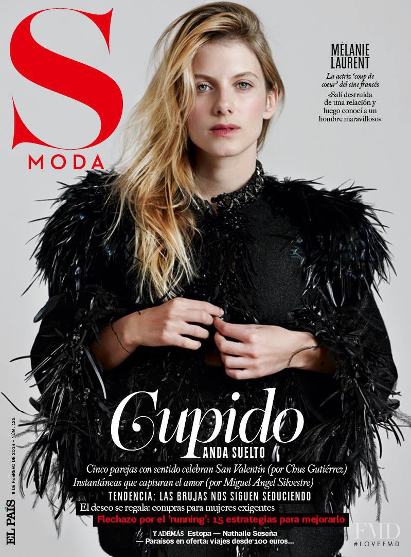 Mélanie Laurent featured on the S Moda cover from February 2014
