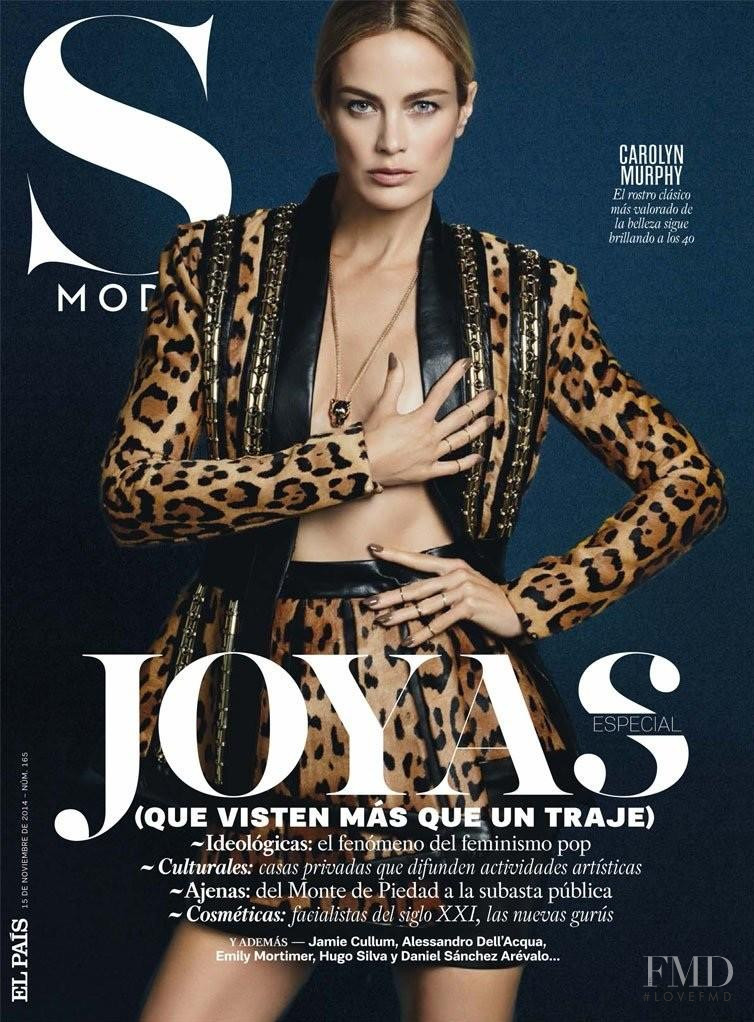 Carolyn Murphy featured on the S Moda cover from November 2014