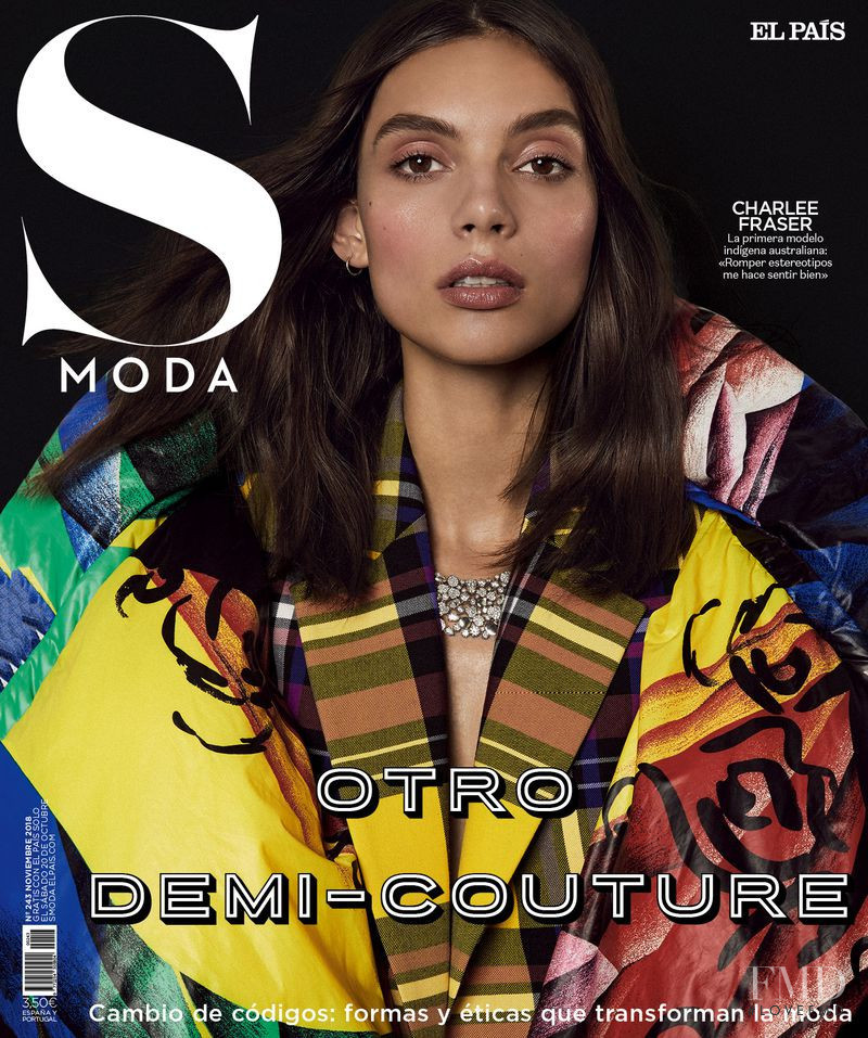 Charlee Fraser featured on the S Moda cover from November 2018