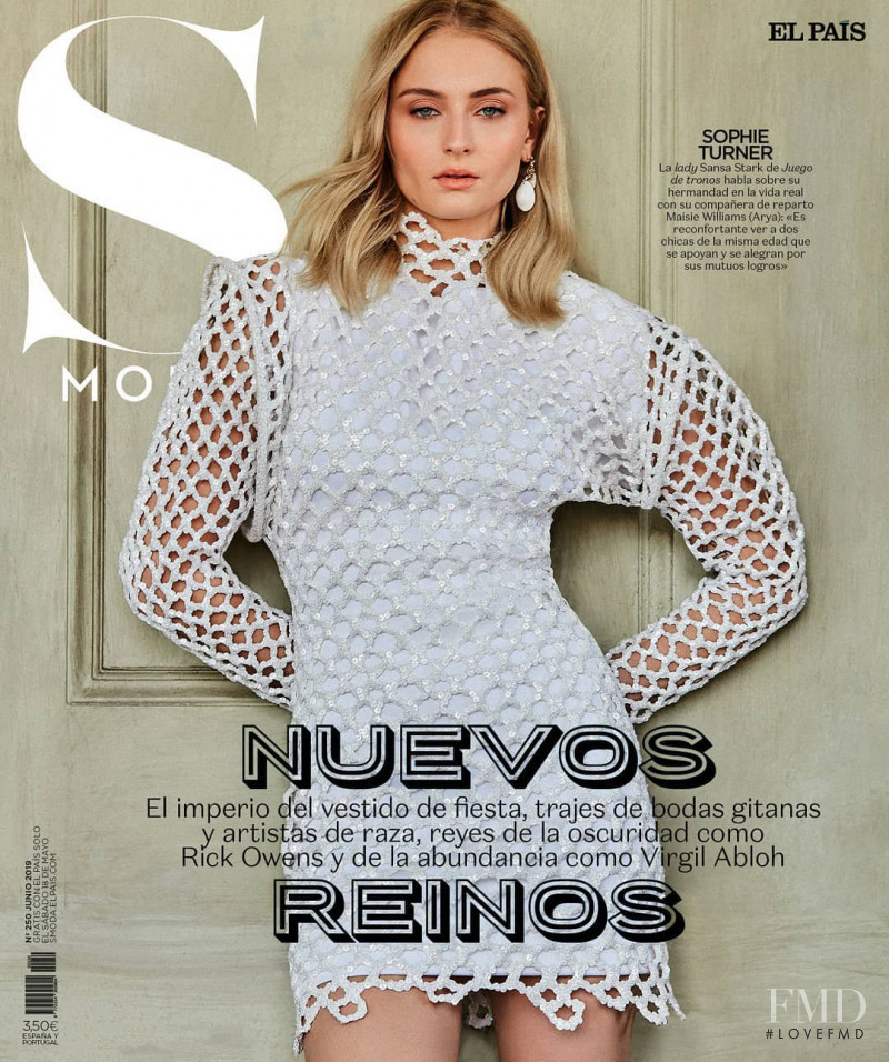 Sophie Turner featured on the S Moda cover from June 2019