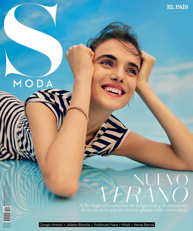 Blanca Padilla featured on the S Moda cover from August 2020