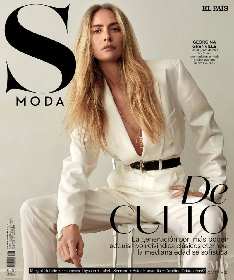 Georgina Grenville featured on the S Moda cover from February 2020