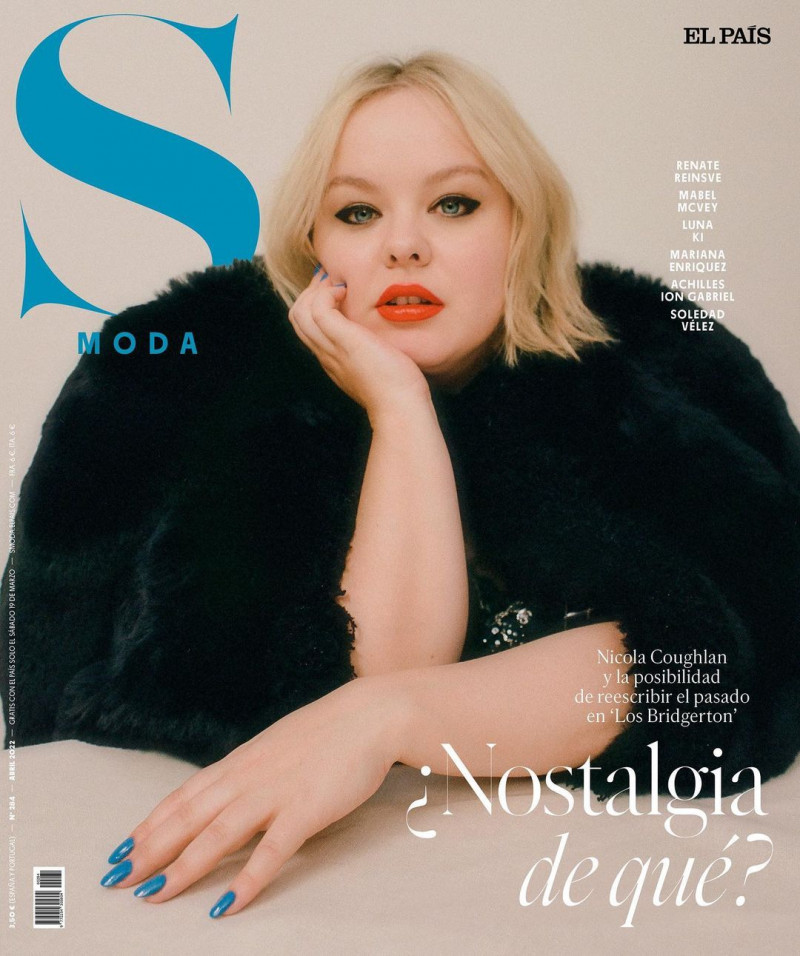 Nicola Coughlan featured on the S Moda cover from April 2022