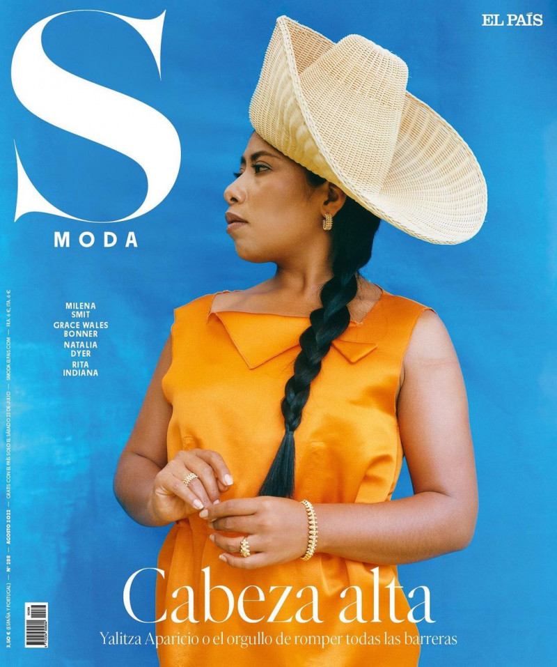 Yalitza Aparicio featured on the S Moda cover from August 2022