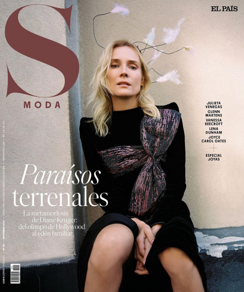 Diane Heidkruger featured on the S Moda cover from November 2022
