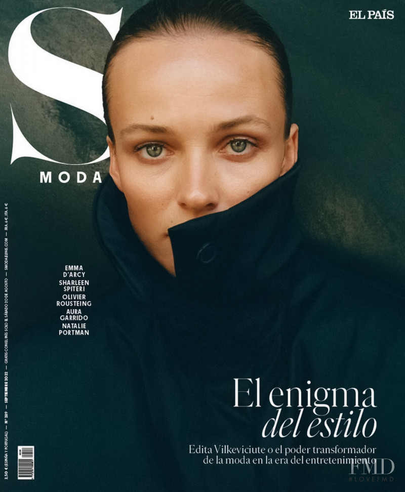 Edita Vilkeviciute featured on the S Moda cover from September 2022