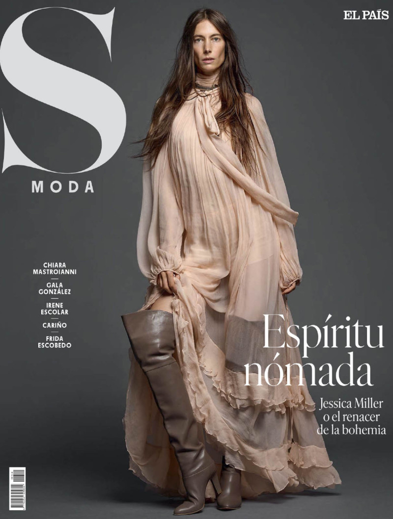 Jessica Miller featured on the S Moda cover from October 2024