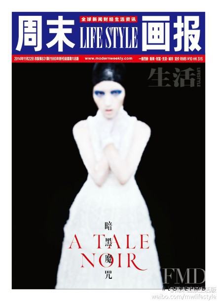 Luping Wang featured on the Modern Weekly cover from November 2014