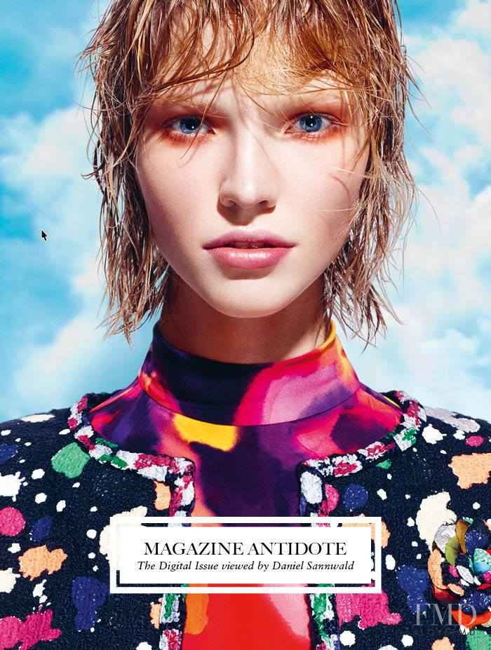 Sasha Luss featured on the Antidote cover from February 2015
