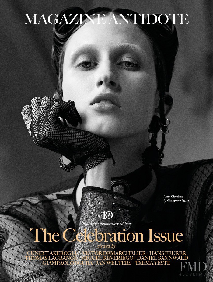 Anna Cleveland featured on the Antidote cover from September 2015