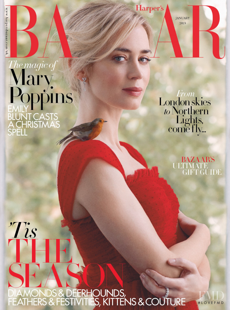  featured on the Harper\'s Bazaar UK cover from January 2019