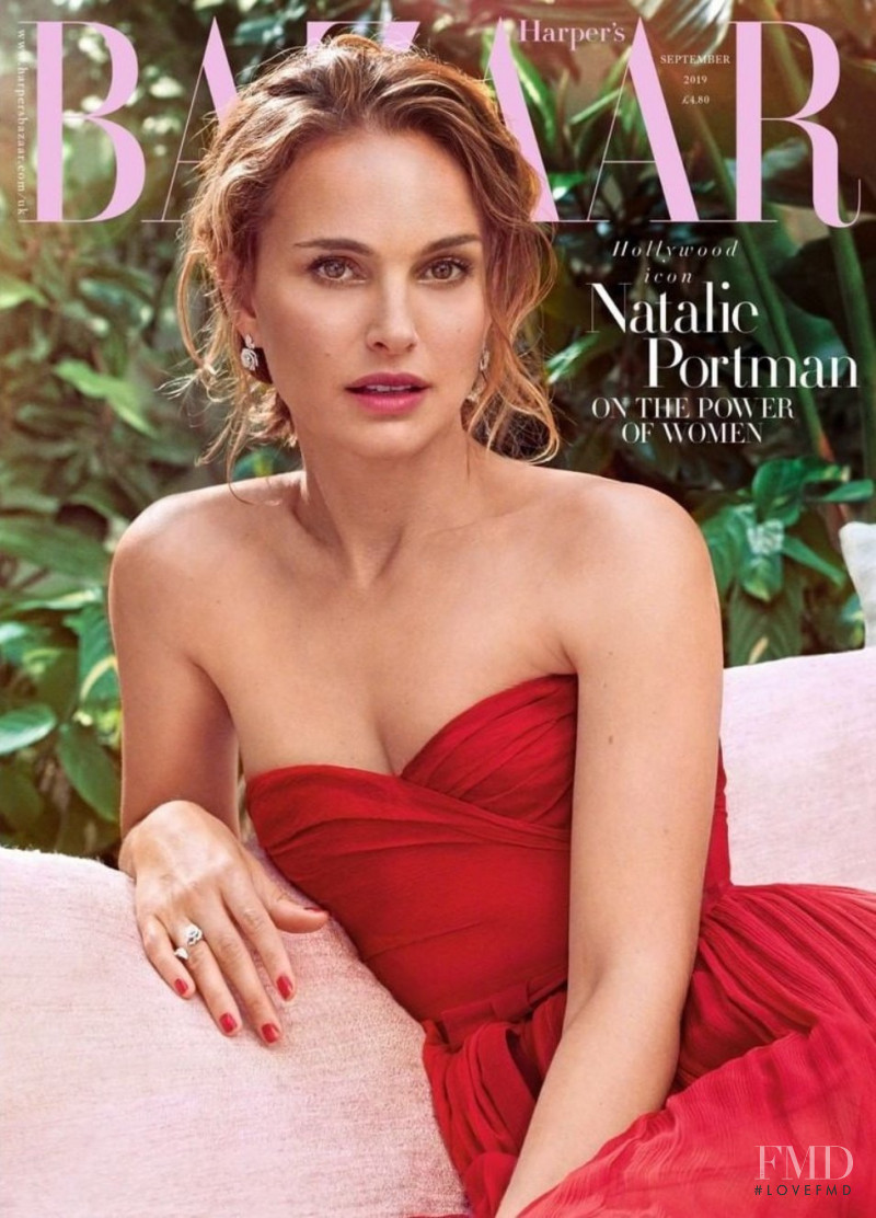 Natalie Portman featured on the Harper\'s Bazaar UK cover from September 2019