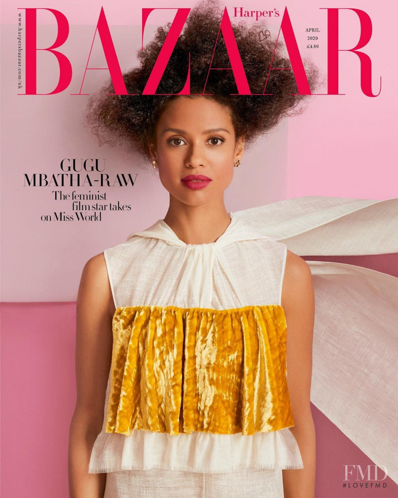  Gugu Mbatha-Raw featured on the Harper\'s Bazaar UK cover from April 2020