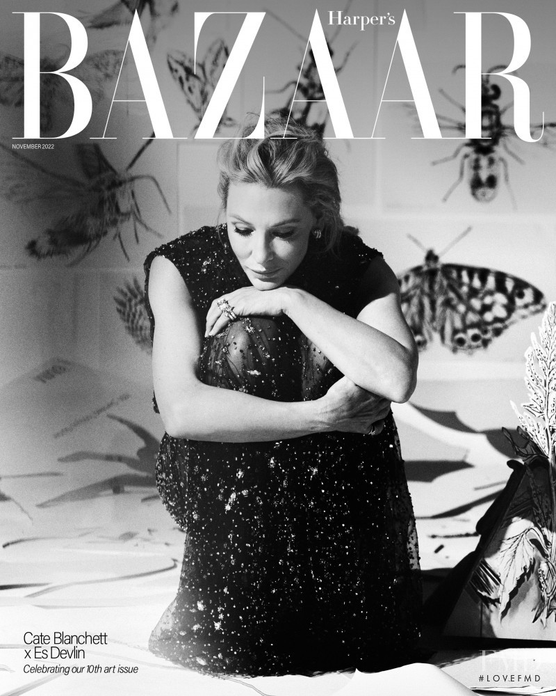 Cate Blanchett
 featured on the Harper\'s Bazaar UK cover from November 2022