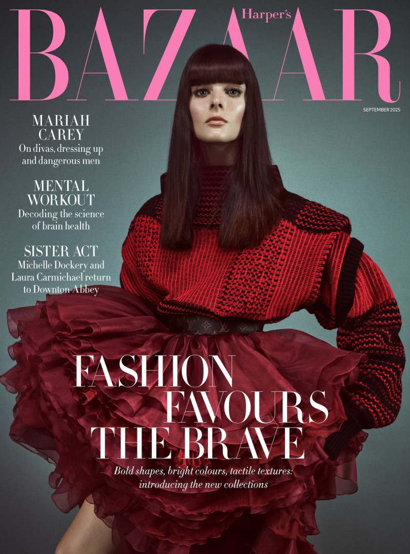 Aylah Peterson featured on the Harper\'s Bazaar UK cover from September 2025