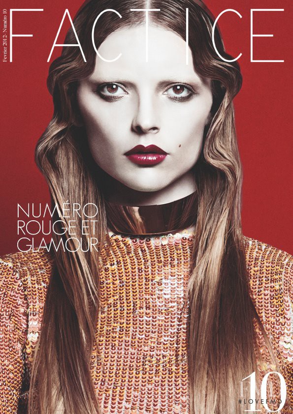 Alina Mirica featured on the Factice cover from February 2012