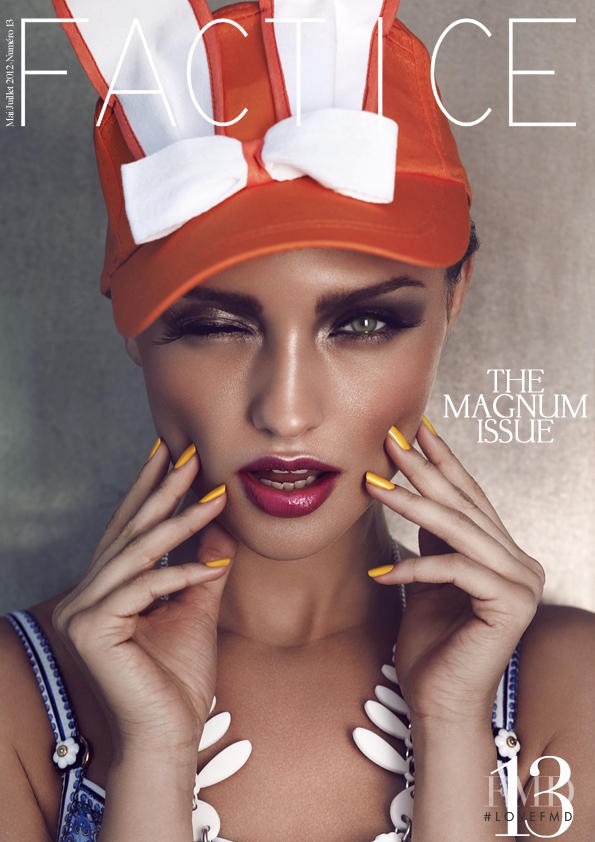 Vika Mostovnikova featured on the Factice cover from May 2012