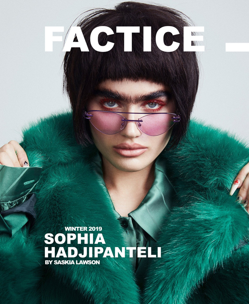 Sophia Hadjipanteli featured on the Factice cover from December 2019