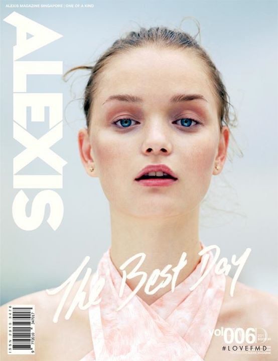 Nastya Akhmametjeva featured on the ALEXIS cover from September 2011