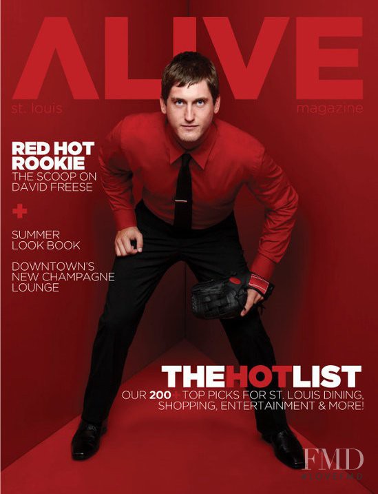 David Freese featured on the Alive cover from June 2010