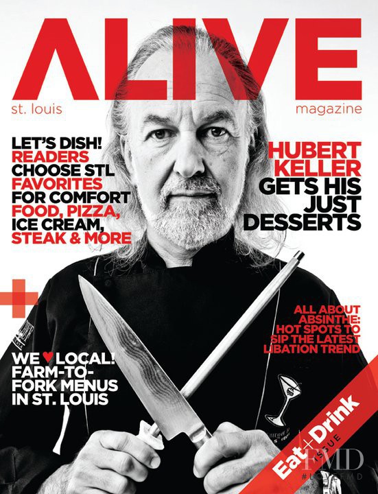 Hubert Keller featured on the Alive cover from October 2010