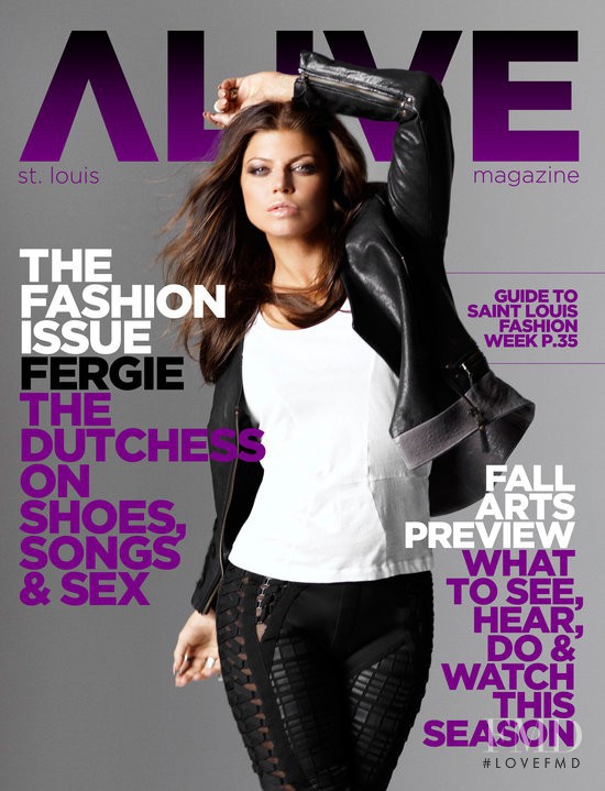 Fergie featured on the Alive cover from September 2010
