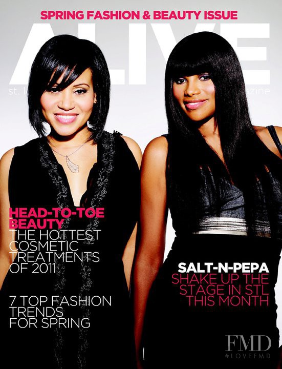 Salt-N-Pepa featured on the Alive cover from March 2011