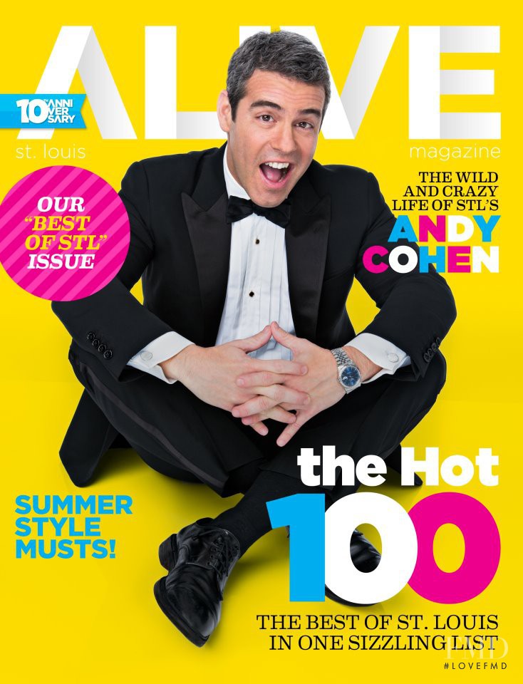 Andy Cohen featured on the Alive cover from June 2012