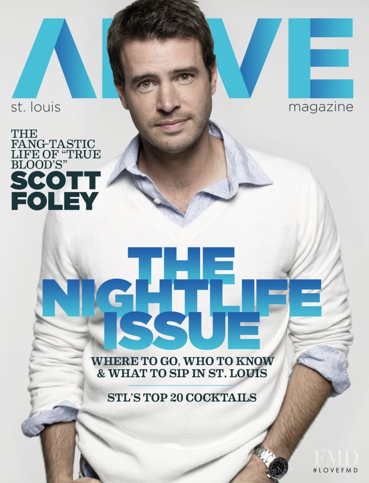 Scott Foley featured on the Alive cover from May 2012