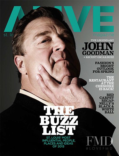 John Goodman featured on the Alive cover from February 2013