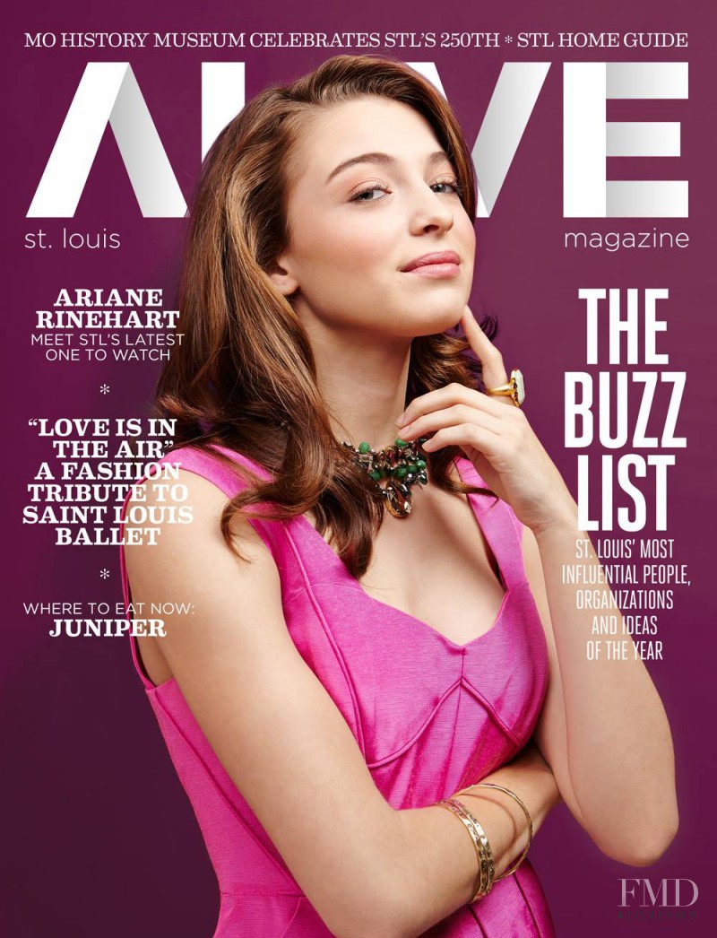 Ariane Rinehart featured on the Alive cover from February 2014