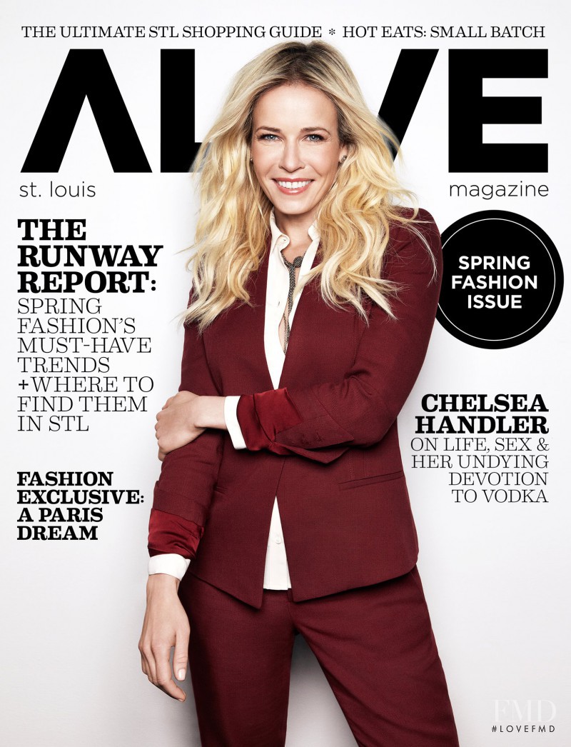 Chelsea Handler featured on the Alive cover from March 2014