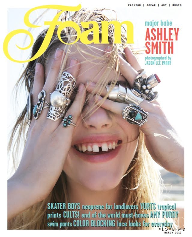 Ashley Smith featured on the Foam cover from February 2012