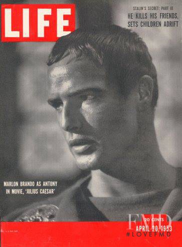 Marlon Brando featured on the LIFE cover from April 1953