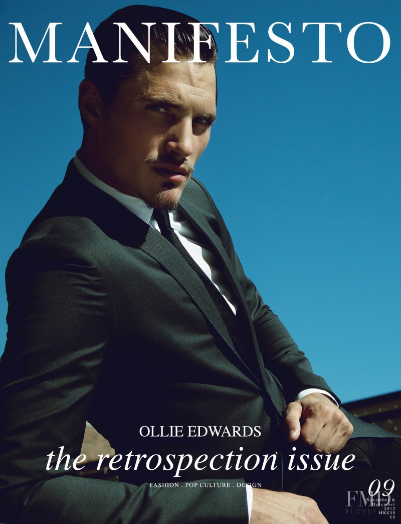 Ollie Edwards featured on the Manifesto Asia cover from November 2012