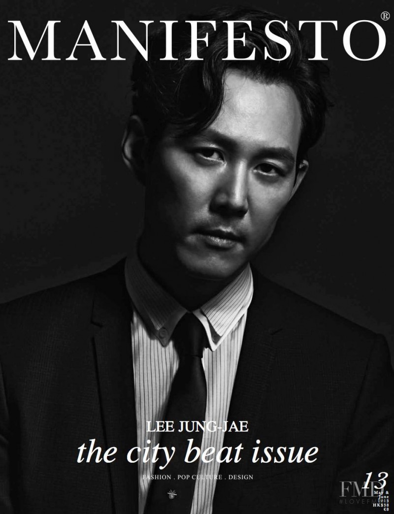 Lee Jung-Jae featured on the Manifesto Asia cover from May 2013