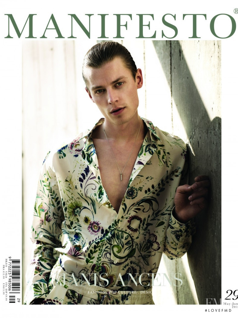 Janis Ancens featured on the Manifesto Asia cover from May 2015