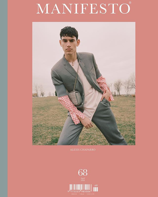 Alexis Chaparro featured on the Manifesto Asia cover from April 2020