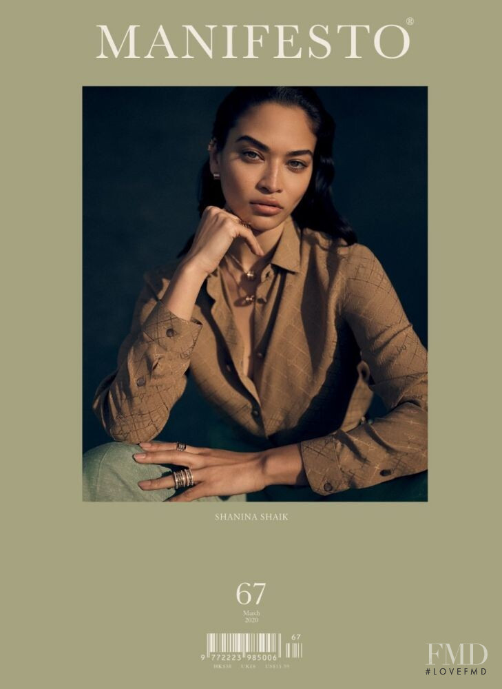 Shanina Shaik featured on the Manifesto Asia cover from March 2020