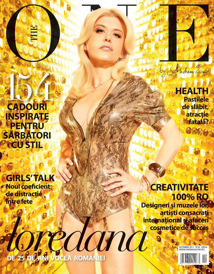 Loredana Groza featured on the The One cover from December 2011