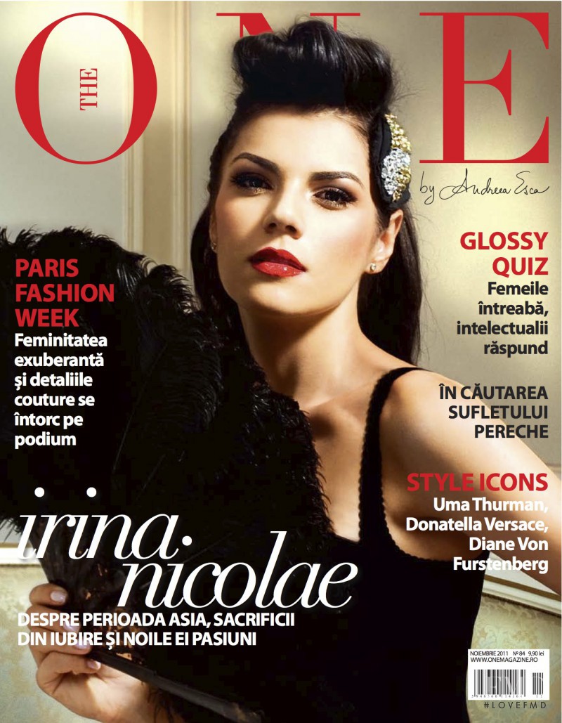 Irina Nicolae featured on the The One cover from November 2011