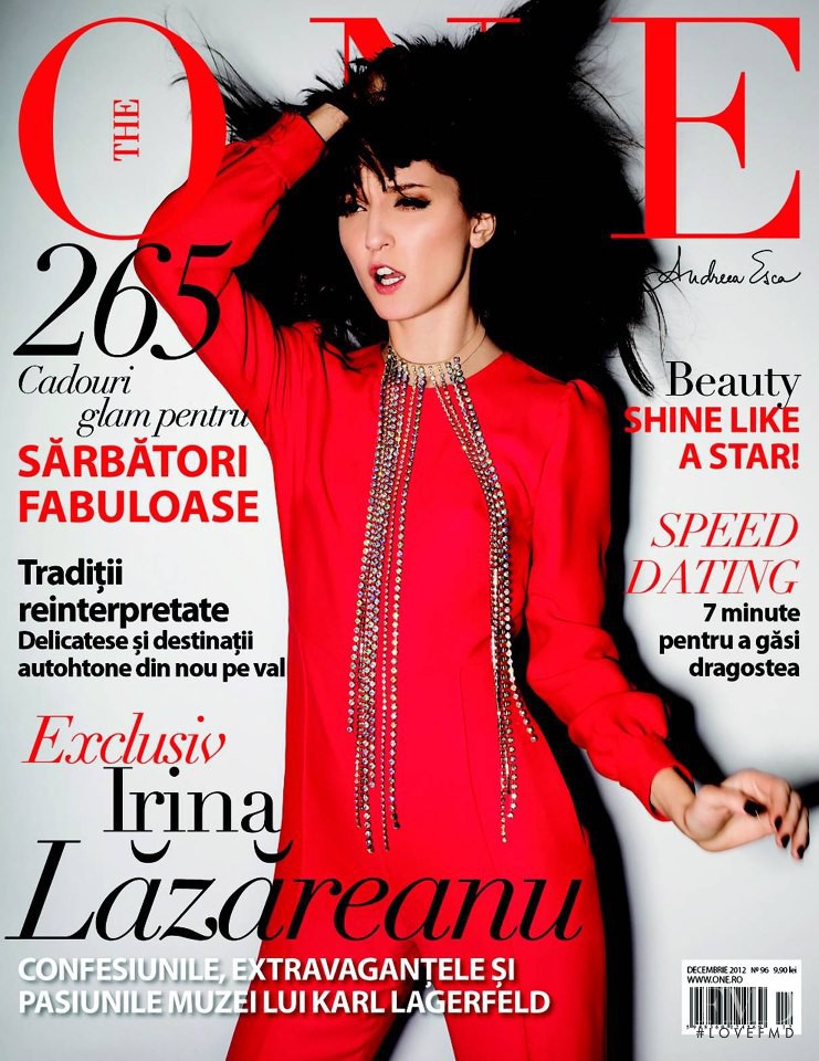 Irina Lazareanu featured on the The One cover from December 2012