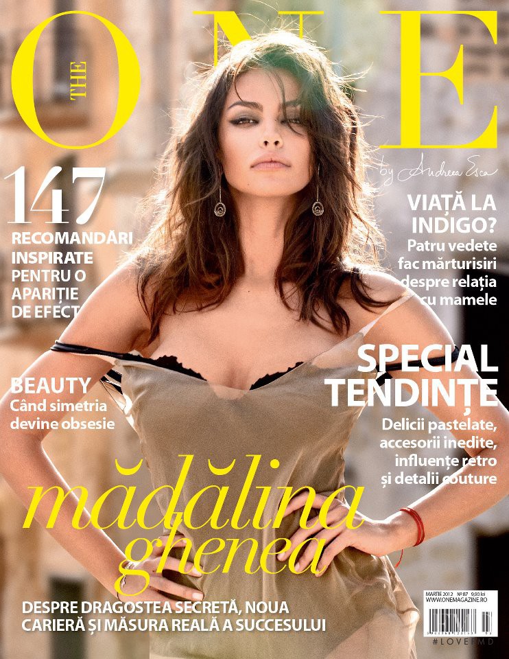 Madalina Ghenea featured on the The One cover from March 2012