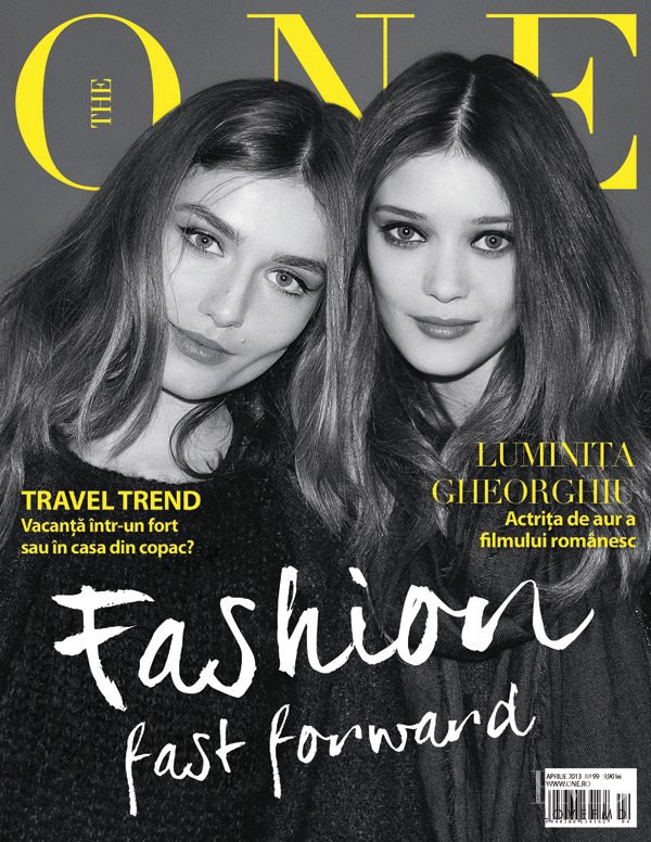 Andreea Diaconu, Diana Moldovan featured on the The One cover from April 2013