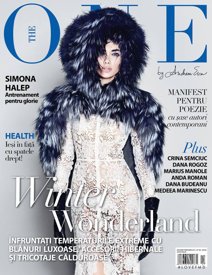 Stefania Ivanescu featured on the The One cover from January 2014