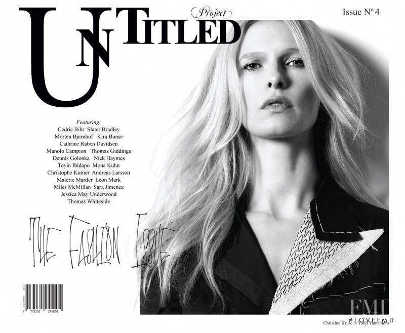 Christina Kruse featured on the Un-Titled Project cover from March 2012