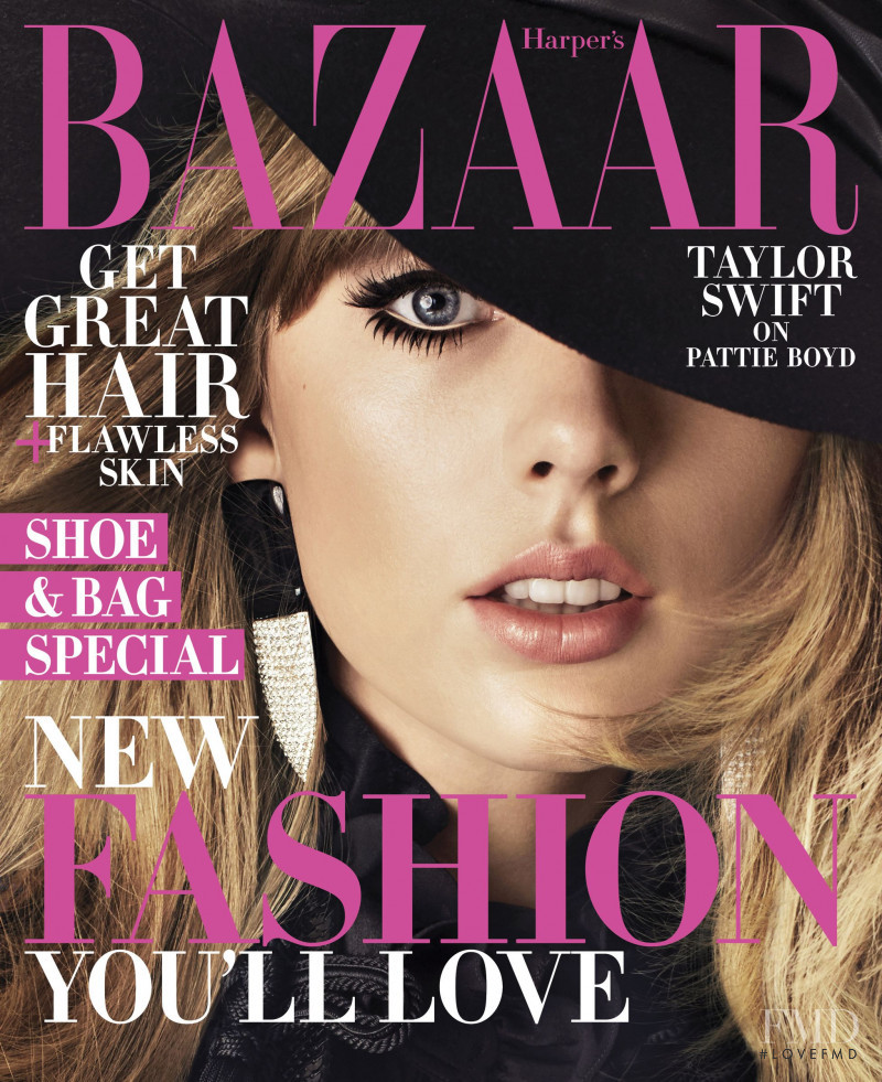 Taylor Swift featured on the Harper\'s Bazaar USA cover from August 2018